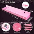 thumbnail image 3 of 4 Pack 15 Inch Nail Polish Organizer，Diamond Crystal Rhinestone Acrylic Nail Polish Organizer，Sunglasses Essential Oil Picture Display Storage Pink, 3 of 9
