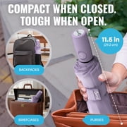 Repel Windproof Travel Umbrella, Auto Open Close Folding Umbrella Wind Tested to 100MPH