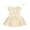 Beige, variant on Coerni Baby Girl Summer Romper Set Lace Skirt Dress Headband Outfits Sleeveless Flower Bow New Born Clothes Suit