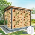 thumbnail image 6 of Outdoor Curtains for Patio Waterproof, Ladybugs Eucalyptus Outdoor Privacy Panels Grommet, Spring Botanical Leaves Yellow Blackout Outside Curtains for Porch/Cabana/Pergola/Gazebo 54"x108", 1 Panel, 6 of 8