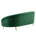 thumbnail image 6 of Tufted Sofa, Velvet, Green, Modern Contemporary Urban Design, Living Lounge Room Hotel Lobby Hospitality, 6 of 8