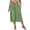 Army Green, variant on Women's Plus Size Wide Leg Capri Pants Loose Lounge Cropped Culottes Summer Casual Palazzo Pants with Pockets Wine,S