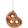 thumbnail image 2 of Northlight Salted Soft Pretzel Glass Christmas Ornament - 4.5", 2 of 7