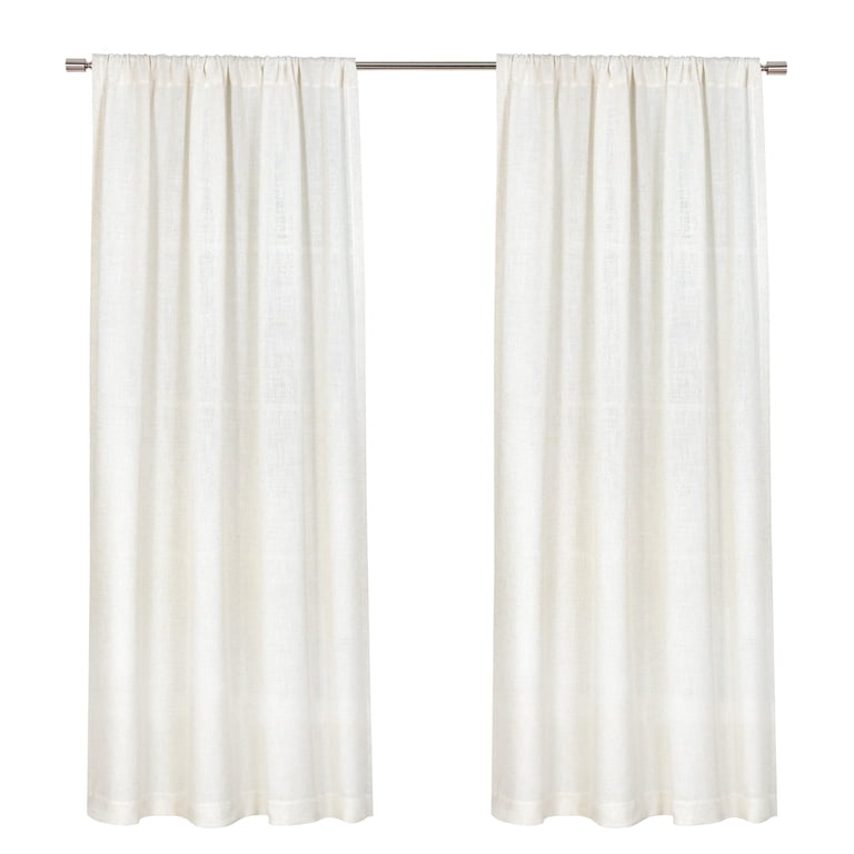 Better Homes & Gardens Light Filtering Linen Blend Curtain photo 2