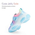 thumbnail image 6 of DREAM PAIRS Girls’ Slip-On Sneakers, Z-Strap Walking Shoes with Colorful Jelly Sole, 6 of 6
