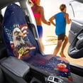 thumbnail image 4 of Binienty 250th Eagle Patriotic Floral Car Seat Cover Towels Front Seats After Running Beach Gym Quick Dry Washable Car Seat Protector for SUV Van Cars, 4 of 8