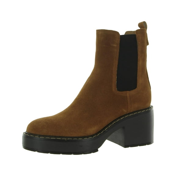 Sam Edelman Women's Anderson Chelsea Boot Frontier Brown Suede 8M