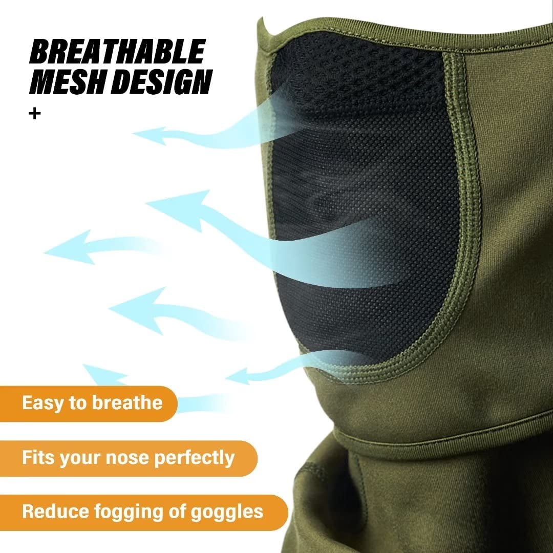 Balaclava Ski Mask Warm Face For Cold Weather Winter Skiing Snowboarding Motorcycling Ice Fishing Men