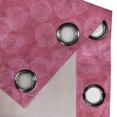 thumbnail image 3 of Ambesonne Rose Grommet Curtain Single Panel, Shades of Pink Romantic, 50"x60", Pink, 3 of 5