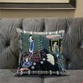 thumbnail image 5 of Empress Hall Indoor/Outdoor Pillow with Removable Cover in Gray Blue Black26x26, 5 of 5