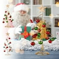 thumbnail image 7 of Metal Christmas Tree, Christmas Ornament Display Stand, Star-Topped Indoor Tabletop Christmas Tree Decor with Sturdy Wrought Iron Construction and Easy Installation, Multicolor, 26.5x9.8cm, 7 of 7