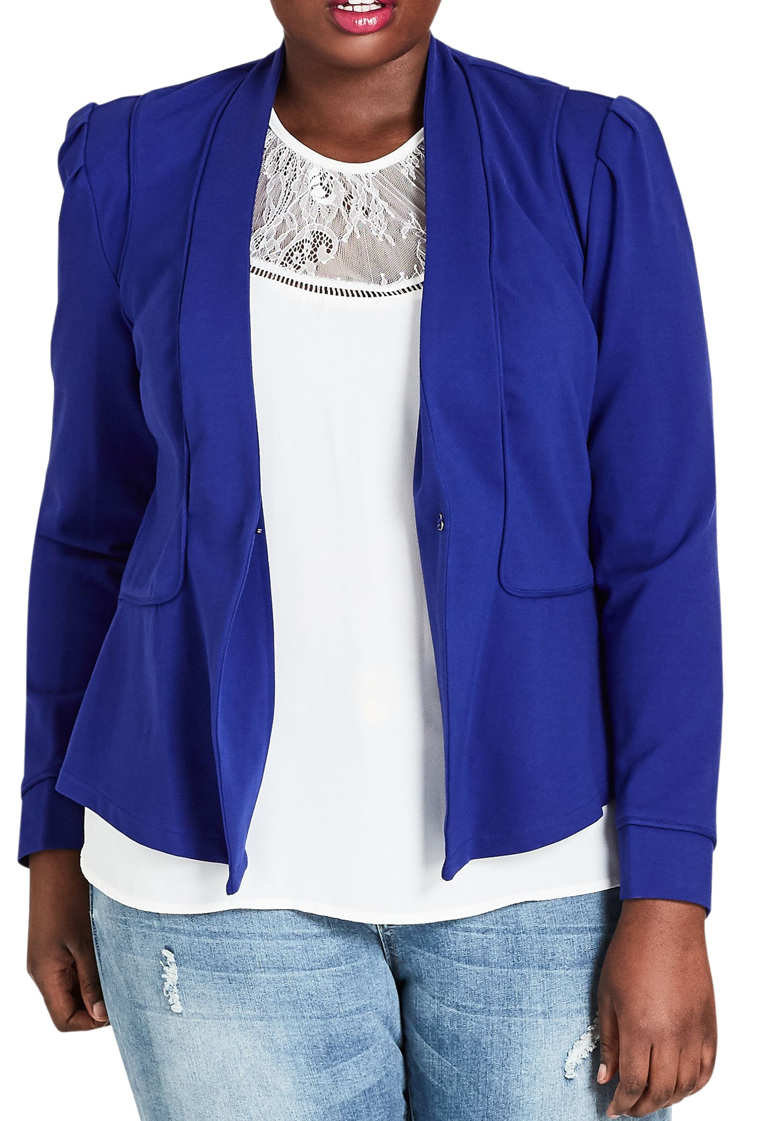 city chic red jacket