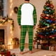 thumbnail image 4 of Pijama navideño para hombre, blusa y pantalones con estampado navideño a cuadros., 4 of 5