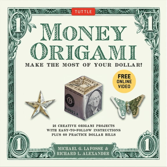 Pre-Owned Money Origami Kit: Make the Most of Your Dollar: Origami Book with 60 Origami Paper Dollars, 21 Projects and Instructional Video Downloads (Misc.) 0804840261 9780804840262