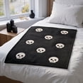 thumbnail image 6 of Xuniizn Halloween Blanket Halloween Throw Blanket 30x39" Lightweight Soft Fall Blanket for Couch, Fleece Blanket Transfer Heat to Keep Body Cool, 6 of 7