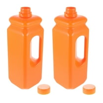 Tineasur 2Pcs Reusable 2.5 Gallon Gallon Jug with Lid Multipurpose Plastic Storage Container