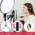 thumbnail image 2 of EOTO LIGHT LED Ring Light - 14 inch 5000 lumens Studio Light with Tripod Stand for Tiktok, Vlog, Video Shooting, Video Conferencing, Streaming Light with LED Display and Remote Control, 2 of 5