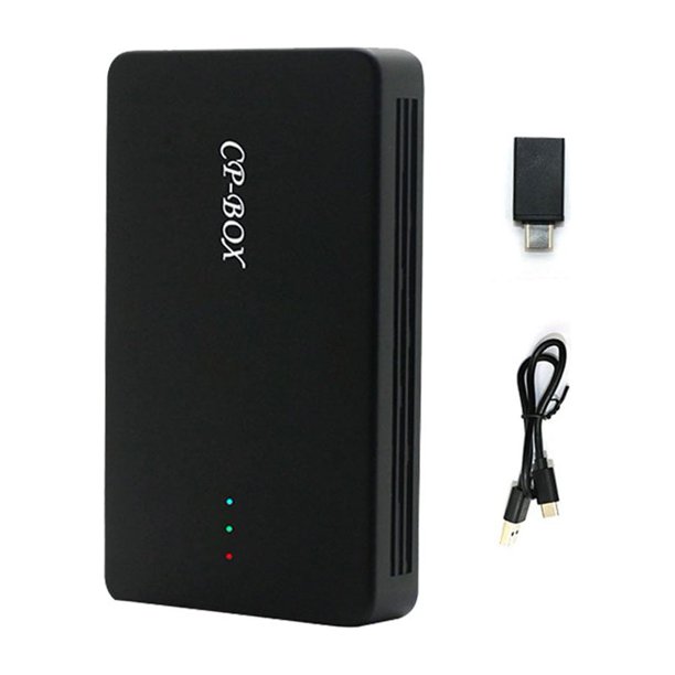 JShteea Adaptador CarPlay 3 en 1 AI Box Caja Carplay 4 Núcleos para Automóviles CarPlay (negro)