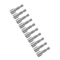 thumbnail image 3 of 10pcs/set 1/4" Shank Metric Hex Socket Magnetic Nut Driver Set for Power Drills, 3 of 14
