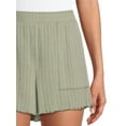 thumbnail image 4 of Secret Treasures Women's and Women's Plus Size Patch Pocket Sleep Shorts, 4 of 5