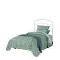 thumbnail image 2 of Hillsdale Furniture Julien Metal Twin Headboard with Bed Frame, Textured White, 2 of 3