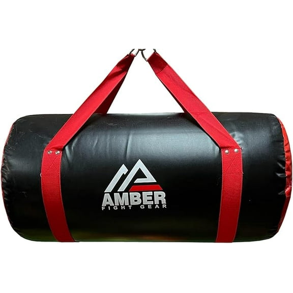 Ultimate Synthetic Leather Uppercut Bag 60 lbs, Durable & Versatile for Boxing, MMA, Muay Thai, Fitness Training – Thick ToughTek, Reinforced Stitching, Filled/Unfilled