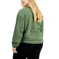thumbnail image 3 of Love Tribe Womens Plus Size Long-Sleeve Cotton Snoopy T-Shirt,Desert Sage,3X, 3 of 3