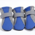thumbnail image 3 of GASTROPOD&nbsp;4Pcs Dog Shoes,Durable Sole Dog Boots,Outdoor Adventures Shoes for Dogs,Blue,XL, 3 of 4