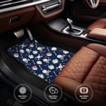 thumbnail image 6 of Vsdgher Pirate Skulls 1 Car Foot Mat Set of 4 Pieces Universal Floor Liner Car Accessories Fits Most Cars, Trucks, Vans, sedans, SUV, 6 of 7