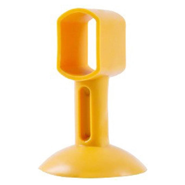 Speravity Tope de manija de puerta anticolisión de 5 uds., almohadilla de protección sin perforaciones, gabinete con ventosa desmontable para Herramientas y ferretería Amarillo