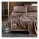 thumbnail image 5 of Set Edredón Matrimonial + Funda De Almohada + Sábanas 7 Pzas Real Textil Grafito - Café Claro, 5 of 8