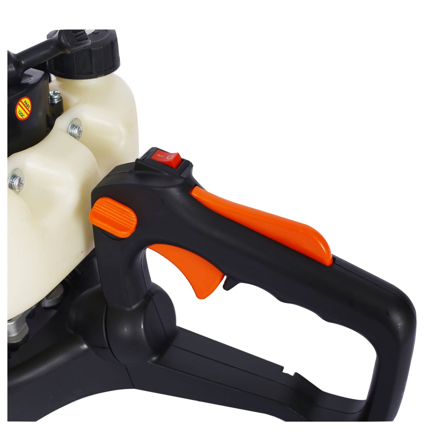 26cc Gas Hedge Trimmer 24 Inch Double Sided - Recoil Start, Lightweight & Low Vibration