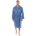 thumbnail image 1 of Bata de Forro Polar Confortable para Hombre IZOD, Azul Riviera, XXL/3XL, 1 of 6