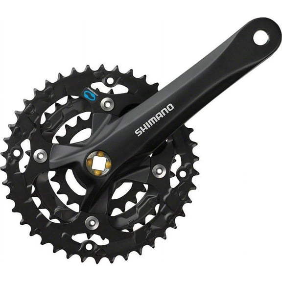 Shimano Acera M361 7/8-Speed 175mm 22/32/42t Square Crankset, Black