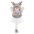 thumbnail image 1 of Kearding Colgante de muñeca de Navidad Decoración de árbol de Navidad resistente al desgaste Adorno de muñeca colgante Kits de decoración para fiestas Gris Kearding HA001211-03, 1 of 8