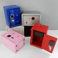 thumbnail image 6 of Mini Metal Coin Bank Locker with Keys Kids Money Saving Jar Security Safe Box, 6 of 16