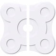 thumbnail image 6 of 30"OD x 5"ID x 10 1/2"C x 1"P Luna Architectural Grade PVC Contemporary Ceiling Medallion, Two Piece, 6 of 7