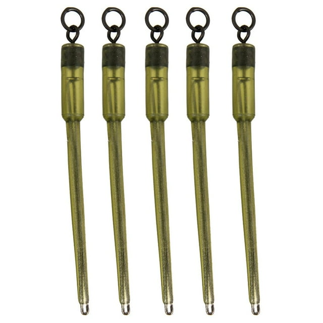 Conector de Pesca de de 5 Piezas, Aparejos de Tubo de Vástago de Bolsa Sólida, Engranaje de Vástago de Inserción Zulema Conector de pesca de carpa