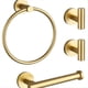 thumbnail image 1 of , Estante de Almacenamiento para Baño, 4 Juego de Piezas de Toallero y Porta Rollos de Papel Higiénico, Juego de Barra para Toallas de Baño., 1 of 7