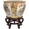 thumbnail image 2 of ORIENTAL Furniture Porcelain Planter, 14", Multicolor, 2 of 2