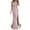 a-Pink512143, variant on Women's Solid Color Sleeveless Maxi Dress Sequin Deep V Neck Slit Trumpet Dress Formal Party Prom Daily Dress