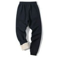 thumbnail image 5 of Simua Men's High-Waist Fleece-Lined Winter Pants - Thermal Comfort with Drawstring Waist and Reversible Cuff, 5 of 8