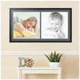 thumbnail image 2 of ArtToFrames Collage Photo Picture Frame with 2 - 20x20" Openings, Framed in Black with Mountain Grey and Black Mats (CDM-3926-1532), 2 of 8
