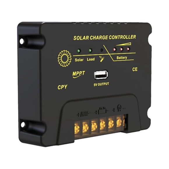 Mistaha Solar Power Controller with MPPT Technology - 20A, Overvoltage/Short Circuit/Overcurrent/Overcharge/Over-discharge/EMI/Temperature/Reverse Connection Protection, 12V/24V Auto Adaptation,