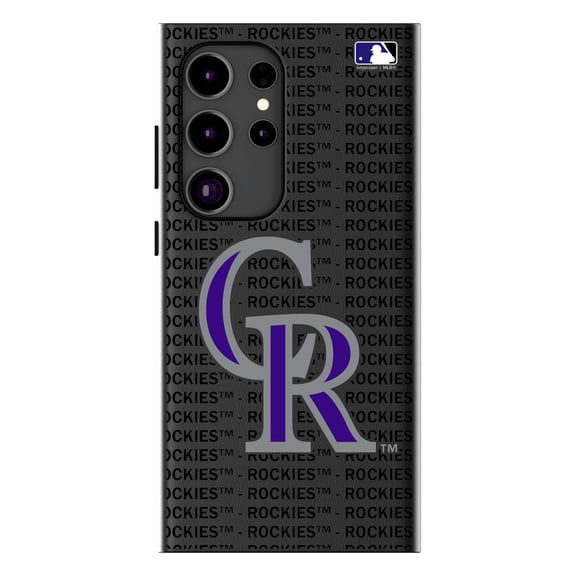 Keyscaper Colorado Rockies Text Backdrop Galaxy Magnetic Bump Case