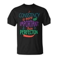 thumbnail image 2 of SR Consistency Is More Important Than Perfection T-shirt, 2 of 5