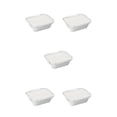 thumbnail image 1 of Inteprter Caja de papel de aluminio de 20 piezas con ranura - Fiambrera desechable segura e higiénica resistente a altas temperaturas e Type2 NO2, 1 of 6