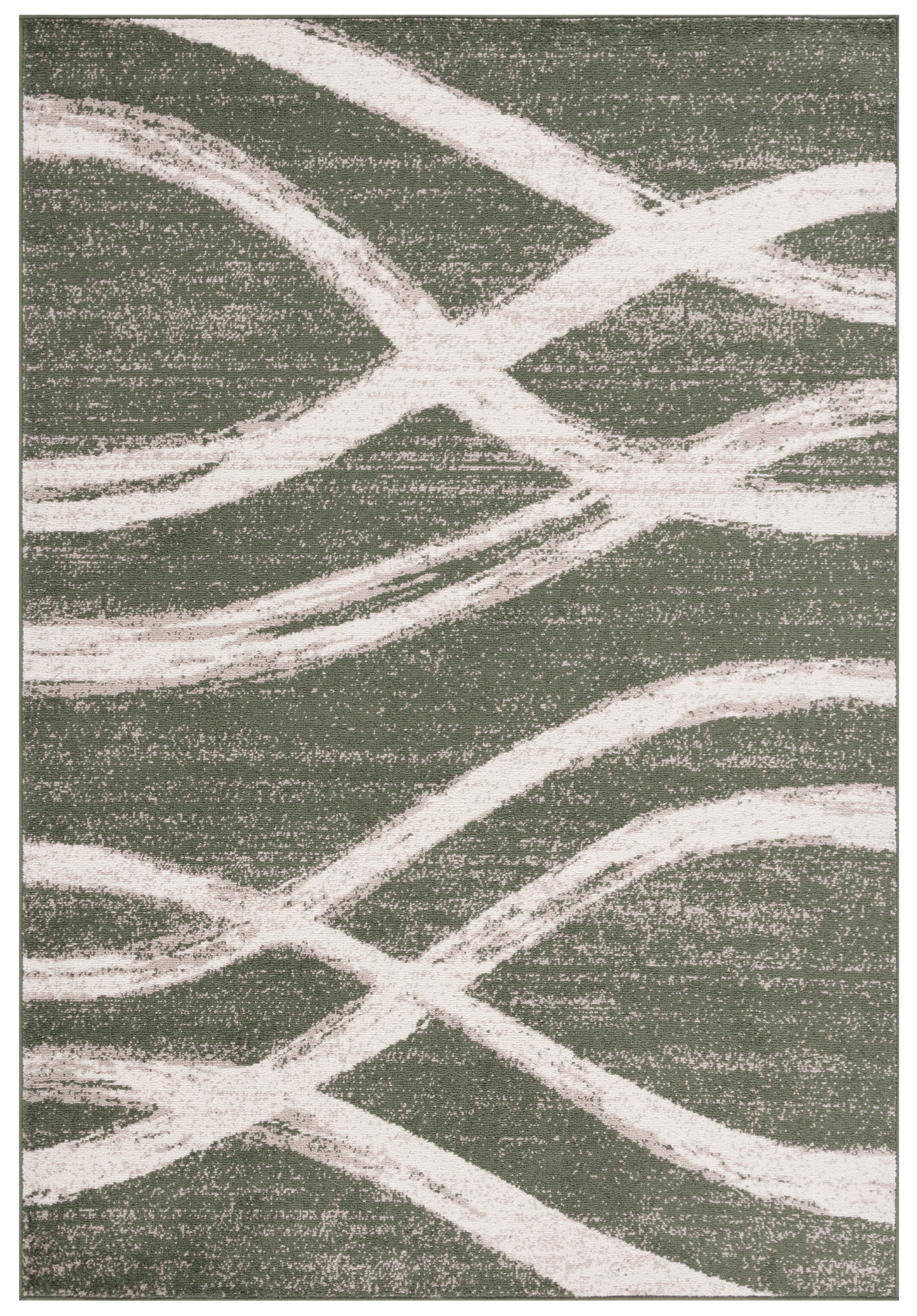 Safavieh Adirondack Isidor Geometric Swirls Area Rug, Dark Green/Ivory, 6' x 9'
