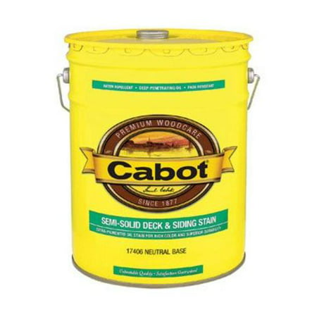 Cabot 05-17406 Semi-Solid Deck & Siding Stain