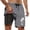 Grey-3, variant on Kcolen Mens Swim Trunks 5 Inch Inseam High Elastic Waist Board Shorts Comfy Swimsuit for Men Mens Swim Trunks Summer Beach Athletic Fit Bathing Suit Beach Board Shorts